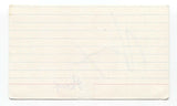 Vinx De'Jon Parrette Signed 3x5 Index Card Autograph Signature Musician