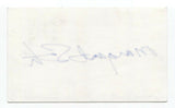 Margaret Smith Signed 3x5 Index Card Autographed Signature Comedian Actress