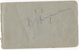 Frankie Laine Signed Album Page Autographed Vintage Signature 