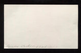 Henry M. Jackson Signed 3x5 Index Card Autographed Signature AUTO  "Scoop"