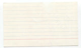 Tower of Power - Stephen "Doc" Kupka Signed 3x5 Index Card Autographed Signature