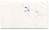 Rick Delancy Signed 3x5 Index Card Autographed Actress Fosse