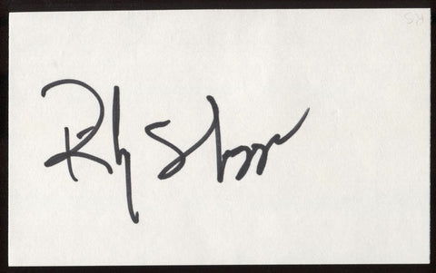 Ricky Skaggs Signed Index Card Signature Autographed AUTO