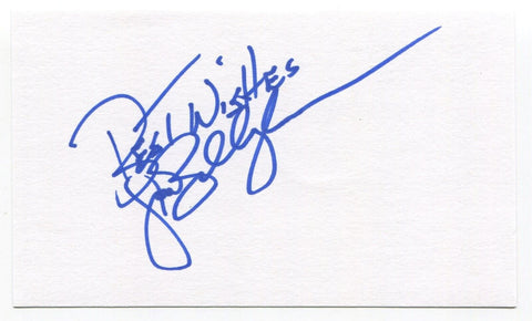 John "Jack" Billingham Signed 3x5 Index Card Autographed Cincinnati Reds