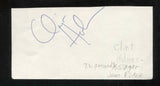 Clint Holmes Signed Cut 3x5 Index Card Autographed Signature Singer Songwriter