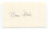 Brian Allard Signed 3x5 Index Card Autographed MLB Baseball Seattle Mariners