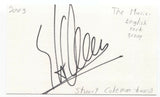 The Music - Stuart Coleman Signed 3x5 Index Card Autographed Signature Band