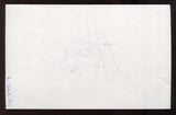 Antonio Sabato Jr. Signed 5x8 Inch Index Card HUGE Autographed Signature