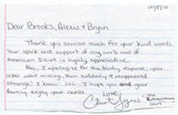 Christina Sajous Signed Letter Note Autographed Signature Actress 