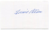 Bernie Allen Signed 3x5 Index Card Autographed Signature Washington Senators 