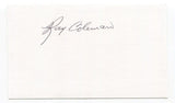 Ray Coleman Signed 3x5 Index Card Autographed 1947 MLB St. Louis Browns