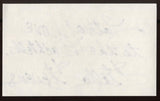 Stella Stevens Signed Index Card Signature Vintage Autograph AUTO 