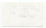 Lynda Topp Signed 3x5 Index Card Autographed Actress Comedian Topp Twins