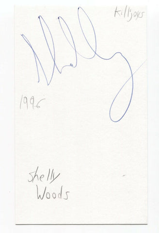 The Killjoys - Shelley Woods Signed 3x5 Index Card Autographed Signature