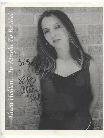 Alicen Holden Signed 8x10 Inch Photo Autographed Signature Country Music Singer