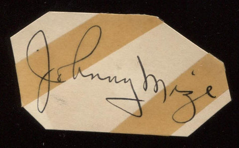 Johnny Mize Signed Cut 1951 Autograph Clipped from a GPC