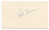 Art Howe Signed 3x5 Index Card Autographed MLB Baseball Houston Astros