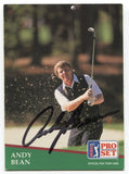 1991 Pro Set PGA Tour Golf Andy Bean Signed Card Autographed #190