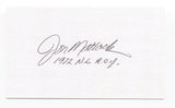 Jon Matlack Signed 3x5 Index Card Autographed MLB Baseball 1972 ROY NY Mets