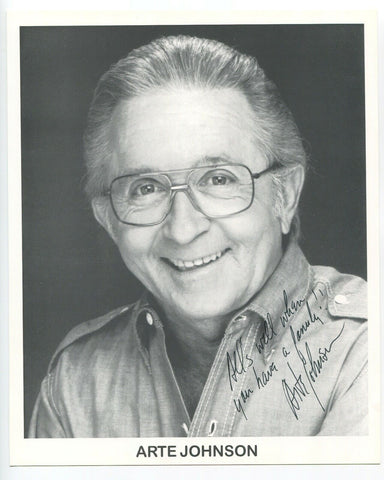 Arte Johnson Signed 8x10 Photo Vintage Autographed Signature Actor