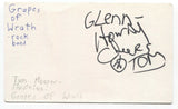 Grapes of Wrath Tom Hooper Signed 3x5 Index Card Autographed Signature Band