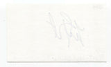 Lily Frost Signed 3x5 Index Card Autographed Signature Singer