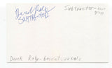 Subtractor - Derek Raby Signed 3x5 Index Card Autographed Signature