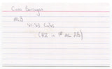Cuno Barragan Signed 3x5 Index Card Autographed Signature Chicago Cubs MLB