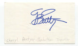 The Manhattan Transfer - Cheryl Bentyne Signed 3x5 Index Card Autographed Band