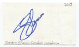 Sandra Shamas Signed 3x5 Index Card Autographed Signature Actress Fraggle Rock