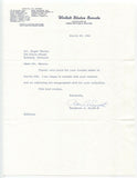 Benjamin A. Smith II Signed Letter Autographed Signature Politician Senator