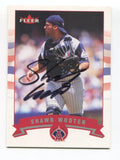 2002 Fleer Shawn Wooten Signed Card MLB Baseball Autographed #137