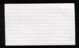 Louis Nye Signed 3x5 Index Card Inscribed Vintage Autographed Signature