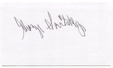 George Savitsky Signed 3x5 Index Card Autographed NFL Football College HOF