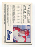 1991 7th Inning Sketch David St. Pierre Signed Card Hockey Autograph AUTO #145