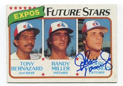 1980 Topps John Tamargo Signed Baseball Card MLB Autographed AUTO #680