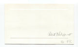 Robert Phillip Signed Card Autographed Vintage Signature Artist Painter