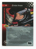 1995 Upper Deck Ernie Irvan Signed Card NASCAR Racing Autograph AUTO #6