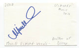 The Osmonds - Merrill Osmond Signed 3x5 Index Card Autographed Signature