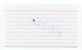 A.D. Miles Signed 3x5 Index Card Autographed Signature Comedian Writer Actor