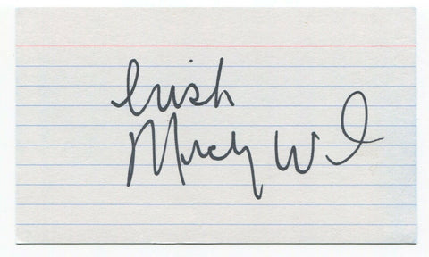 Irish Micky Ward Signed 3x5 Index Card Autographed Signature Boxing