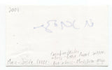 Marie-Josee Croze Signed 3x5 Index Card Autographed Signature French Actress