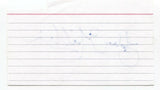 John Milhiser Signed 3x5 Index Card Autograph Signature Actor Comedian SNL