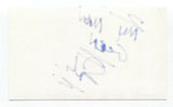 Spec Signed 3x5 Index Card Autographed Signature Musician