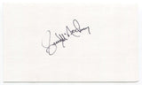 Jerry McNertney Signed 3x5 Index Card Autographed MLB Baseball Seattle Pilots