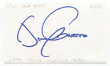Ours - Jimmy Gnecco Signed 3x5 Index Card Autographed Signature