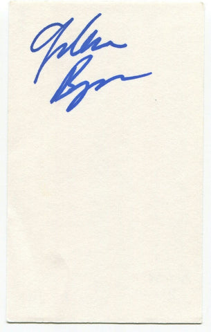Arlene Bynon Signed 3x5 Index Card Autographed Canadian Radio Broadcaster