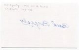 Bud Byerly Signed 3x5 Index Card Autographed MLB Baseball 1944 Cardinals