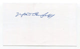 Marion Campbell Signed 3x5 Index Card Autographed Football San Francisco 49ers