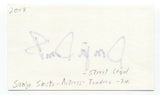 Sonja Smits Signed 3x5 Index Card Autograph Signature Actor Street Legal